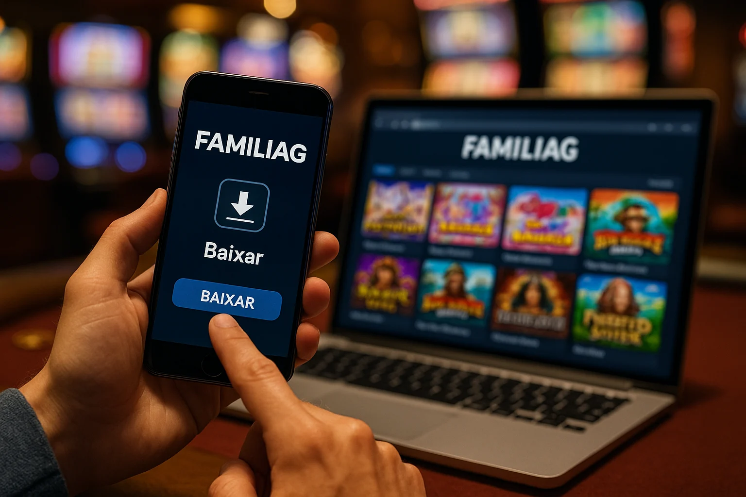 Baixar o FAMILIAPG Cassino App