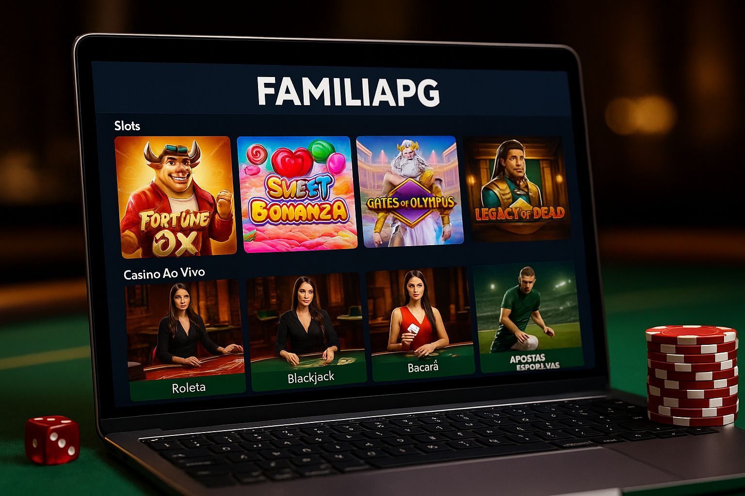 Jogos de cassino online FAMILIAPG