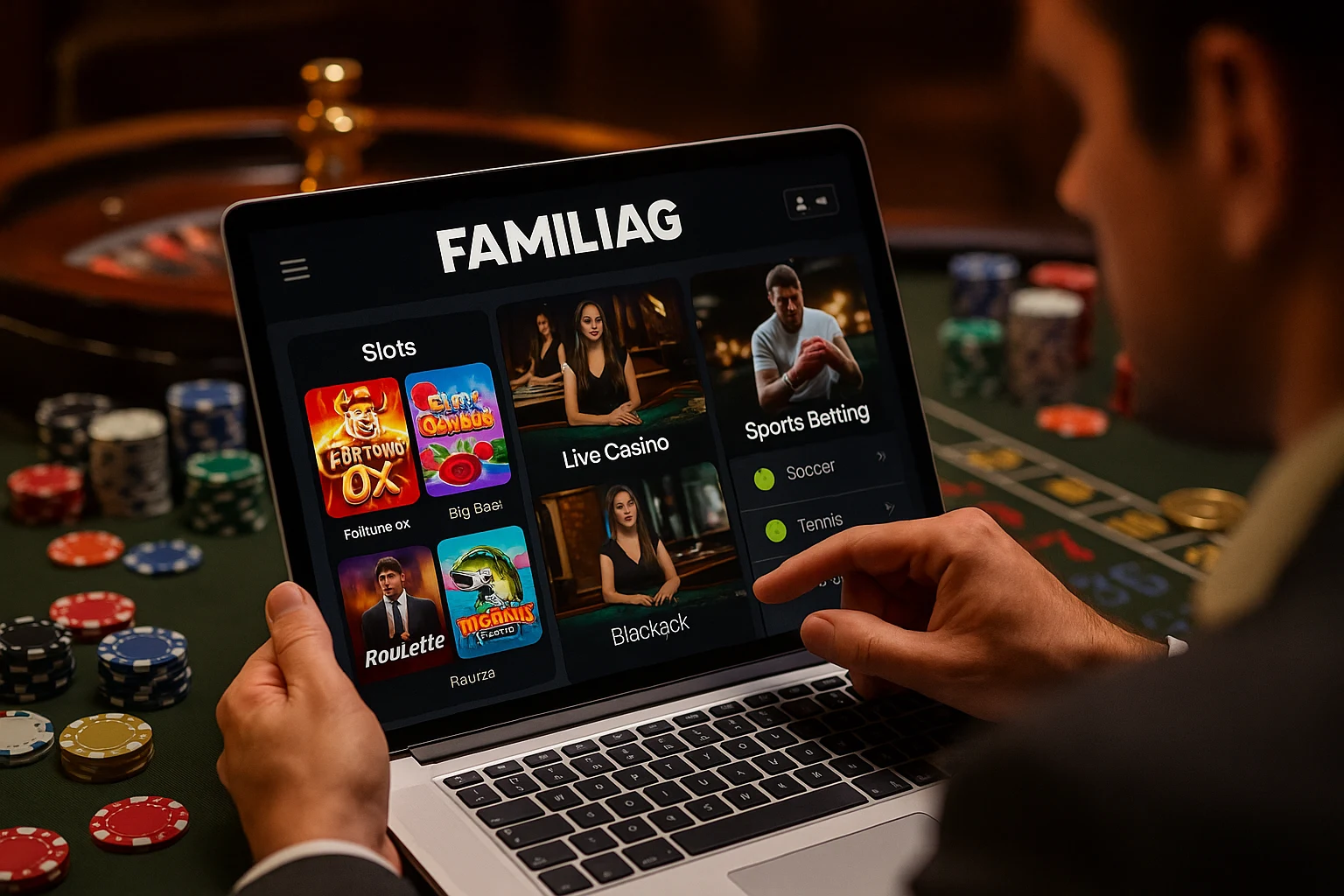 Jogos de cassino online inovadores e emocionantes na FAMILIAPG